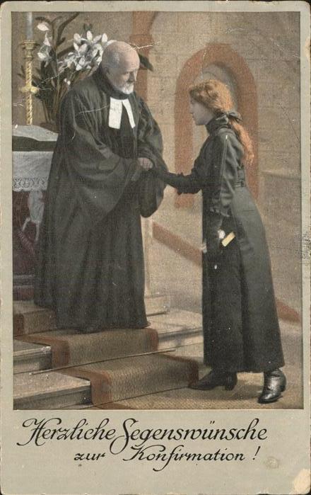Konfirmation Glückwunsch Kirche Pfarrer