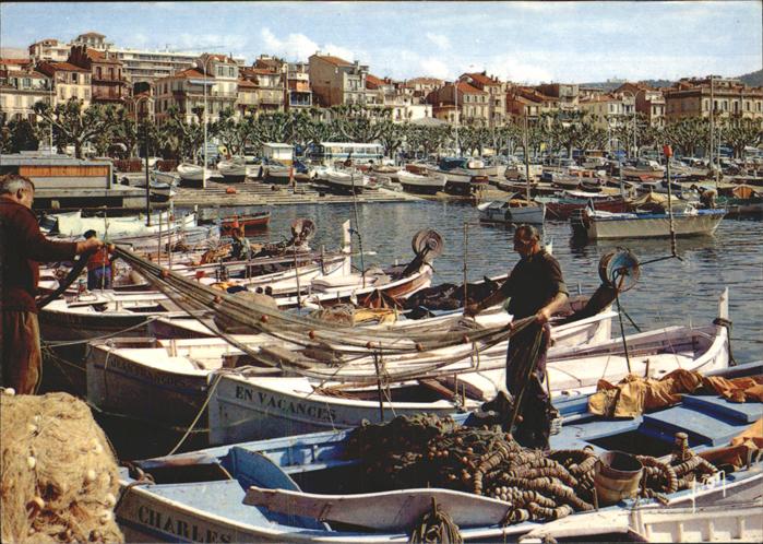 Fischerei Hafen Cote d_Azur Cannes