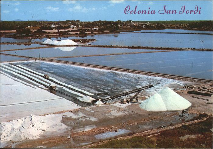 Salzgewinnung Colonia San Jordi Mallorca