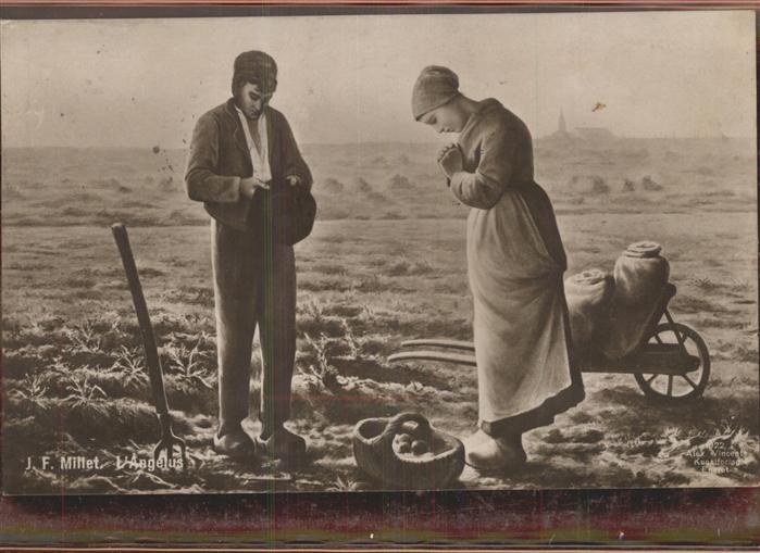 Ernte Landwirtschaft Gebet J.F. Millet L'Angelus