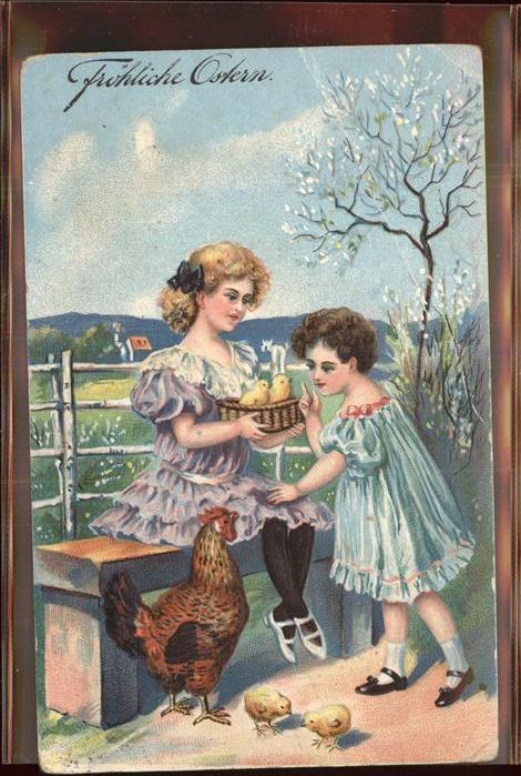 Ostern Easter Paques Huhn Küken Kinder