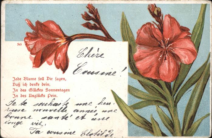 Blumen Poesie