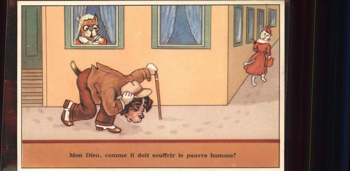 Hunde vermenschlicht