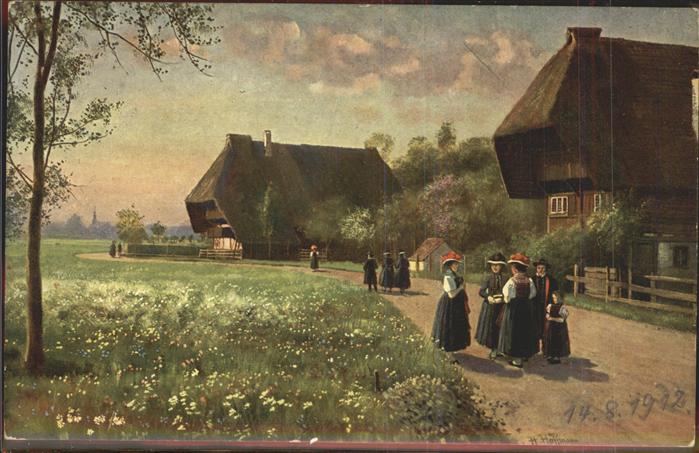 Hoffmann Heinrich Nr. 1 Trachten Schwarzwaldhäuser Sonnta