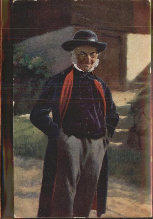 Hoffmann Heinrich Nr. 236 Dorfschulze Tracht Schwarzwald