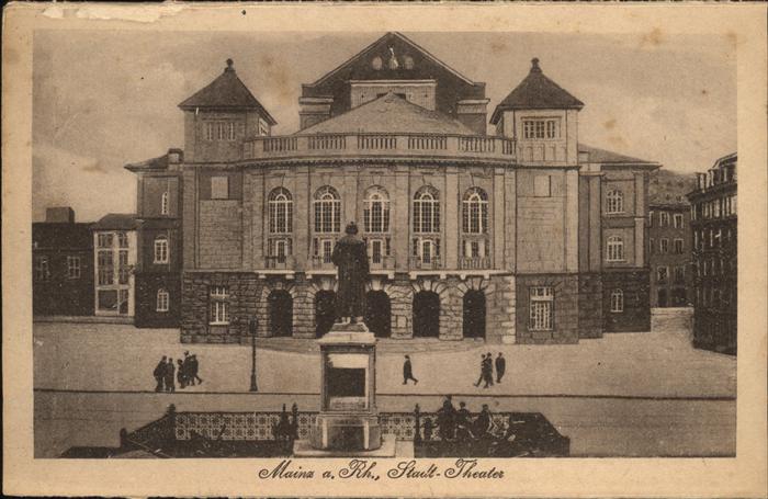 Theatergebaeude Mainz am Rhein Stadttheater