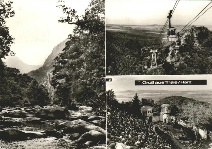 Seilbahn Thale Harz Bodetal Harzer Bergtheater