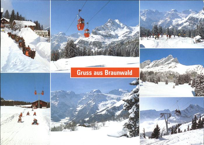 Seilbahn Braunwald Schlitten