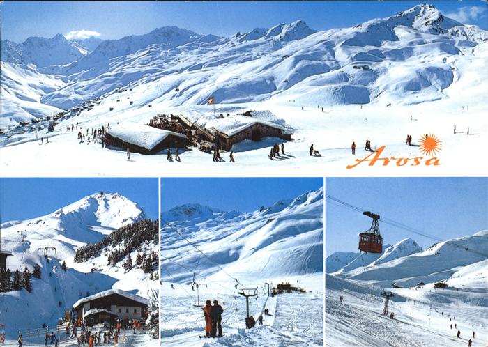 Seilbahn Arosa Tschuggenhütte Carmennaskilift