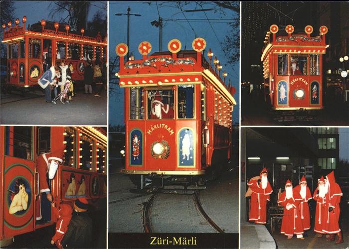 Strassenbahn Zürich Märlitram Weihnachten