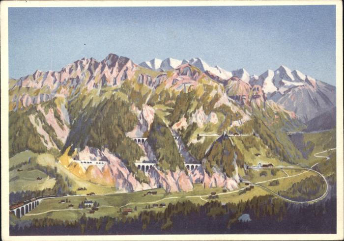 Bergbahn Loetsch Landesausstellung Modell-Anlage