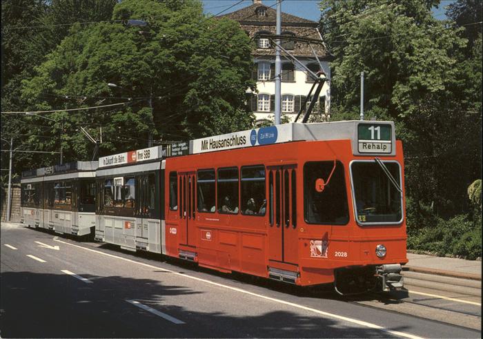 Strassenbahn 2028 und 2305 Stadt Zürich Rehalp