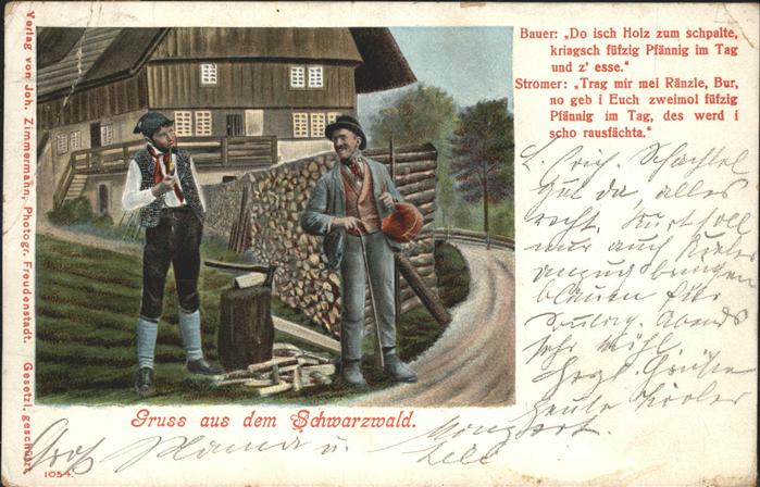 Pfeife Schwarzwald Holzfäller