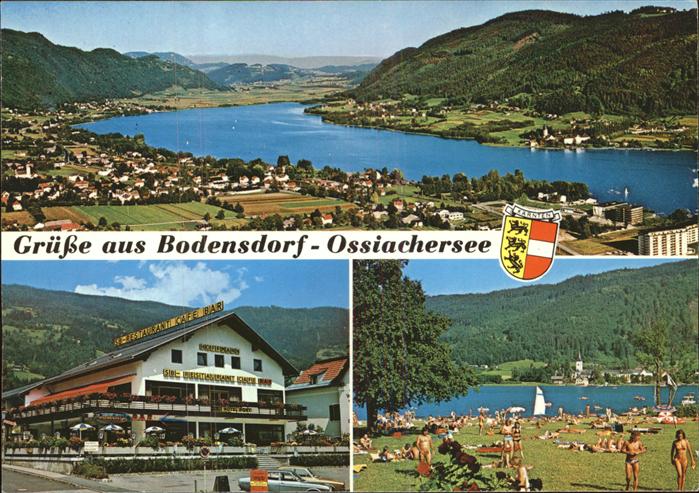 Bodensdorf Steindorf Panorama Restaurant Strand Wappen
