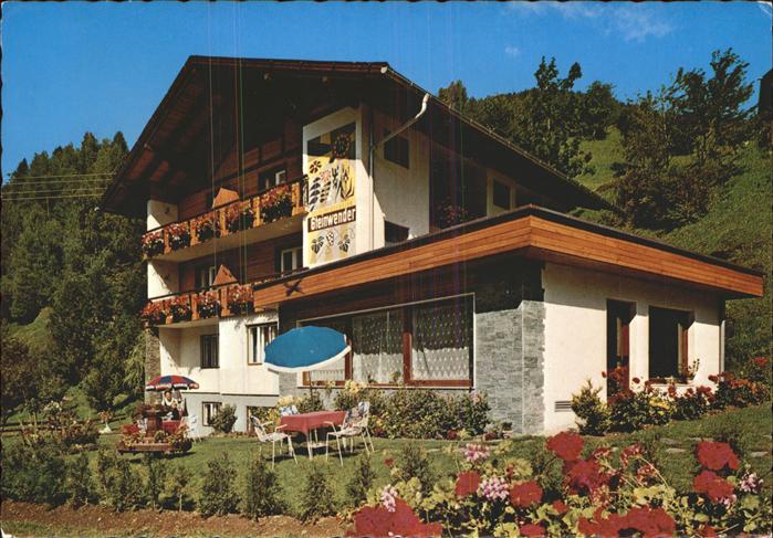 Bad Kleinkirchheim Kaernten Pension Steinwender Fassadenmalerei