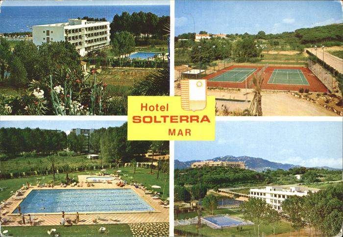 Lloret de Mar Hotel Solterra Schwimmbad Tennisplatz