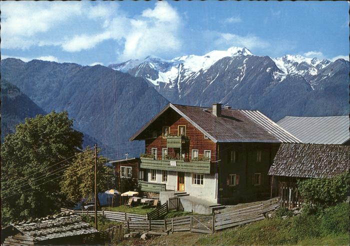 Neukirchen Grossvenediger Alpengasthof Stockenbaum Alpenpanorama Hohe Tauern