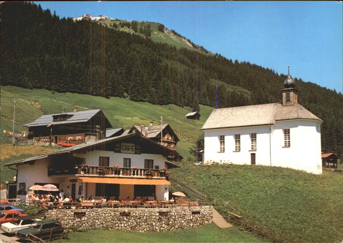 Baad Mittelberg Kleinwalsertal Cafe Gaestehaus Ott Kirche