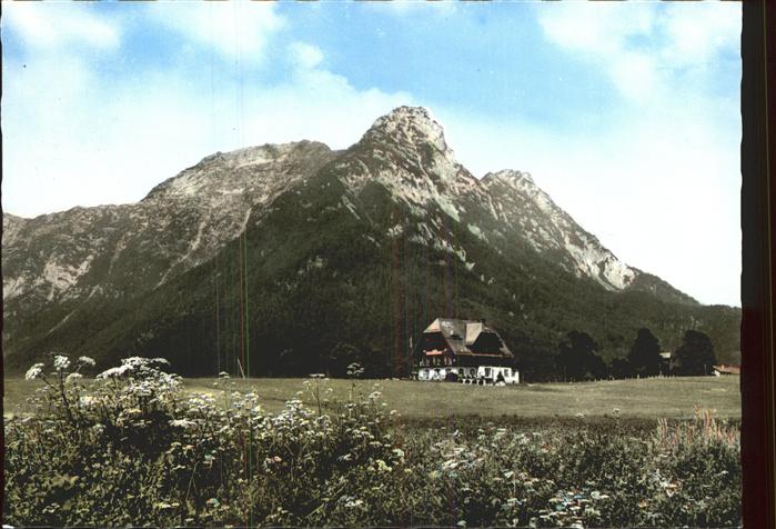 Bad Aussee Steiermark Alpenhotel Wasnerin mit Sarstein Dachsteingebirge
