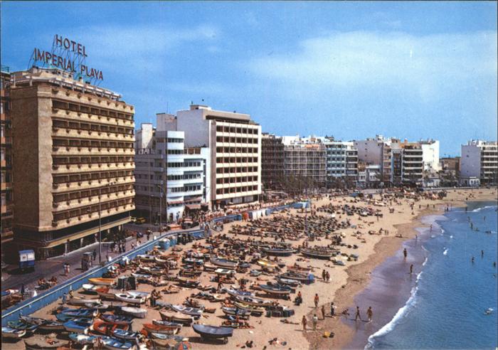 Gran Canaria Playa las Canteras Hotel Imperial Strand Fliegeraufnahme