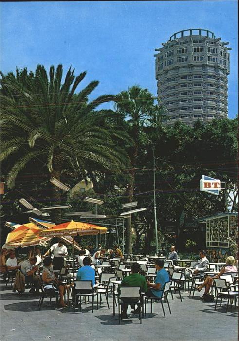 Las Palmas Gran Canaria Vista parcial del Parque Sta. Catalina Hotel Don Juan