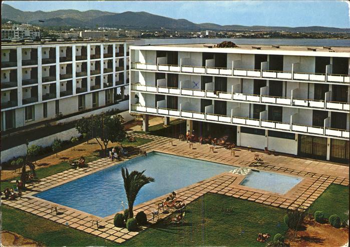 San Antonio Sant Antoni de Portmany Hotel Arenal Jardin Piscina Garten und Schwi