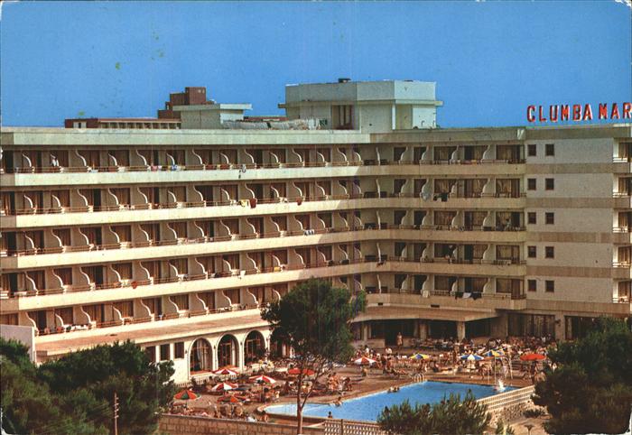 Can Picafort Mallorca Hotel Clumba Mar Piscina