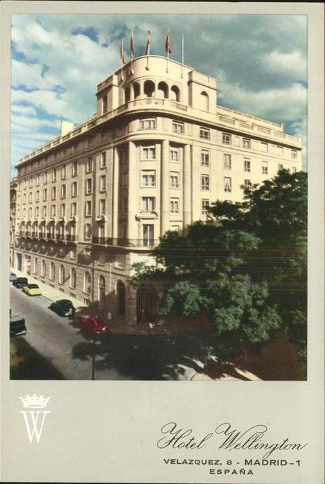 Madrid Spain Hotel Wellington