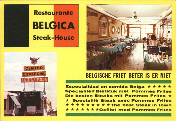 Playa del Ingles Restaurante Belgica Steak-House Centro Comerical Aguila Roja