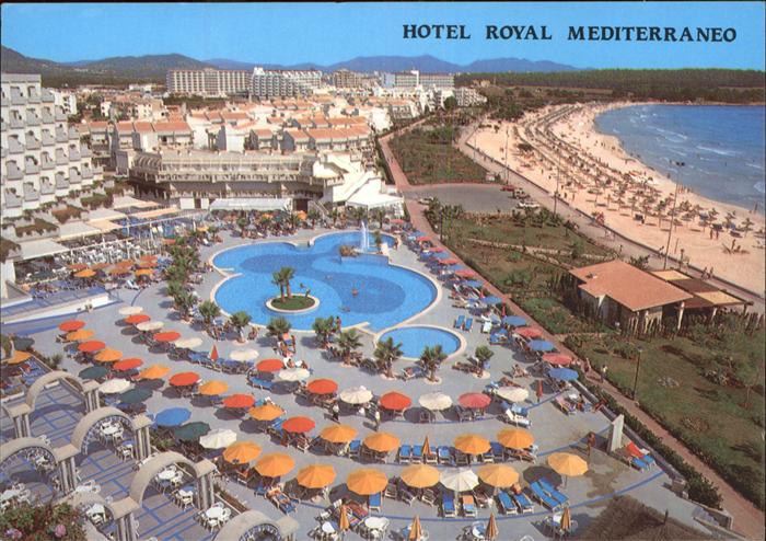 Platja de Sa Coma Mallorca Hotel Royal Mediterraneo Piscina Playa