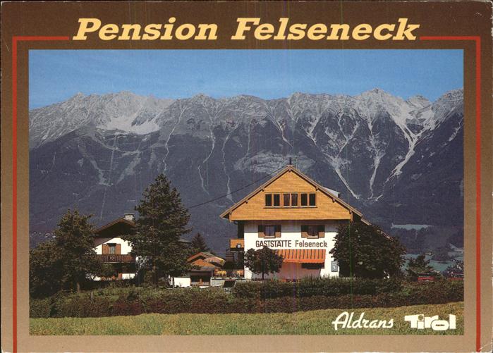 Aldrans Gaststaette Pension Felseneck Alpenpanorama