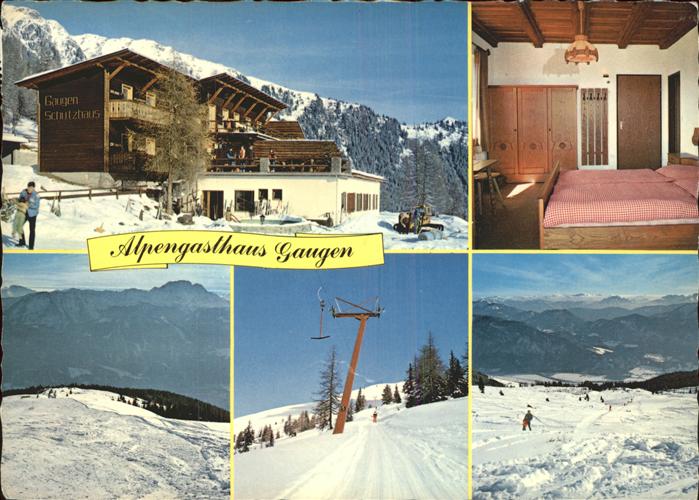 Greifenburg Alpengasthaus Gaugen Kreuzeckgruppe Hohe Tauern Wintersportplatz Ski