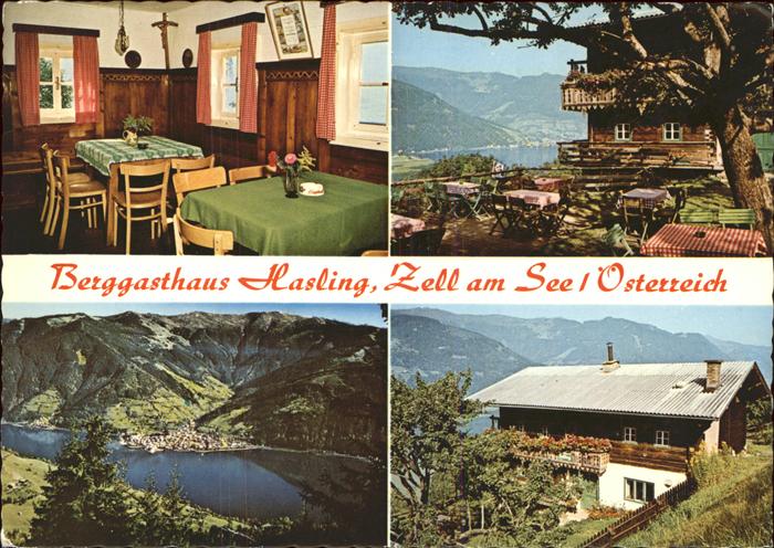 Zell See Berggasthaus Hasling Alpenpanorama