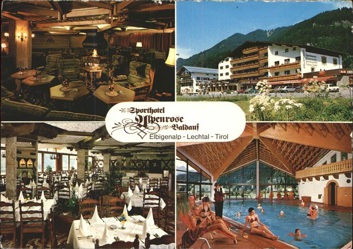 Elbigenalp Sporthotel Alpenrose Hallenbad