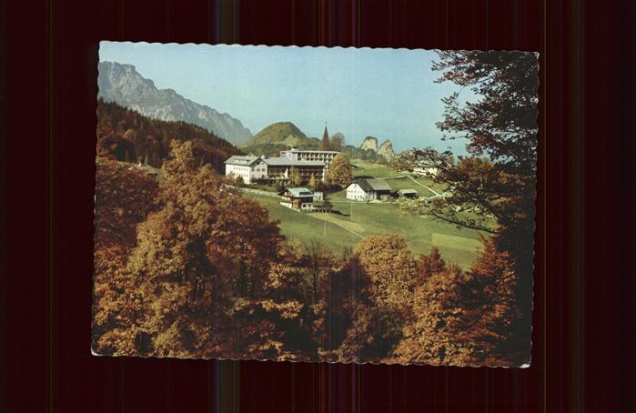 Duerrnberg Hallein Kuranstalt St. Josef Sanatorium Herbststimmung