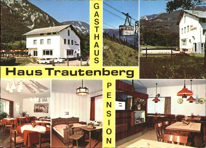 Reichenau Rax Gasthaus Pension Trautenberg Kabinenbahn