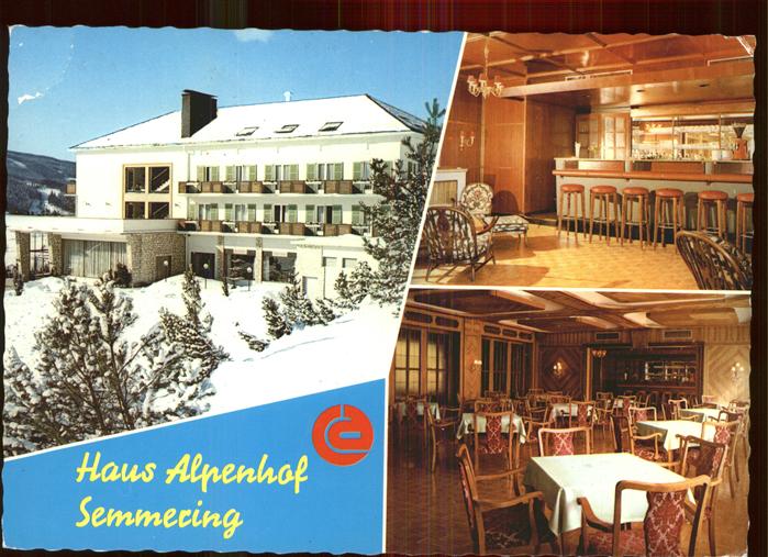 Steinhaus am Semmering Haus Alpenhof Ausbildung Erholungszentrum Creditanstalt B