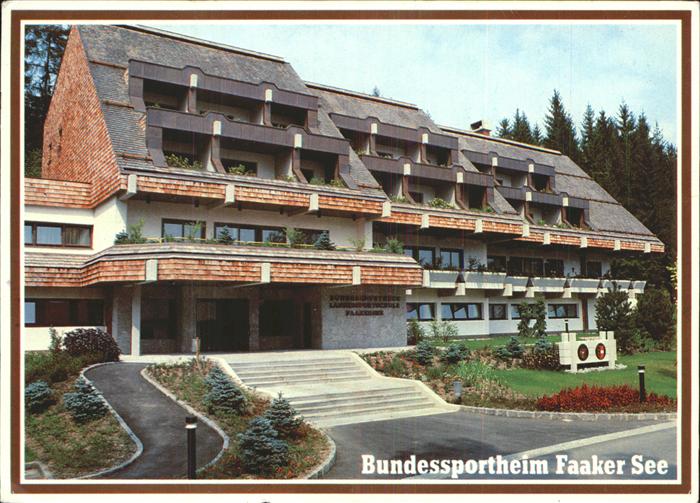Faak am See Finkenstein Bundessportheim Faaker See