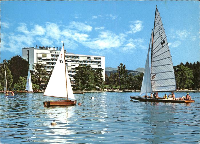 Poertschach Woerthersee Parkhotel Segelboot
