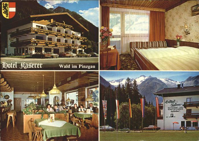 Wald Pinzgau Gasthof Hotel Kaserer Wappen Alpenblick