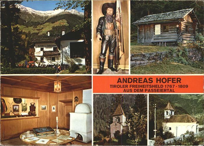 St Leonhard Passeier Gedenkstaetten Andreas Hofer Gasthaus Sandwirt Geburtshaus
