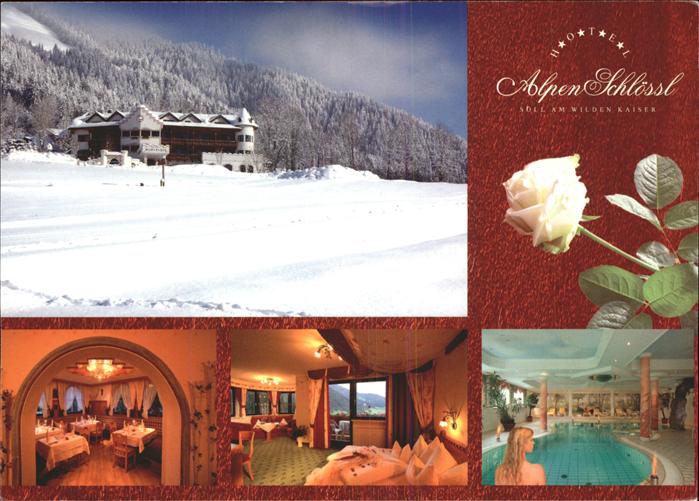 Soell Tirol Hotel Alpen Schloessl Hallenbad Rose