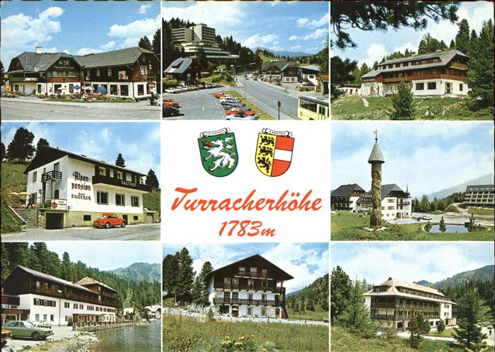 Turracher Hoehe Pass Strasse Steiermark Kaernten Luftkurort Wintersportplatz Pen