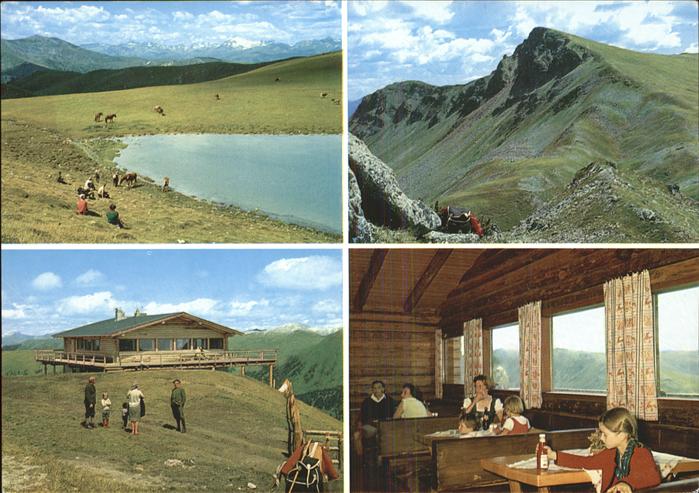 Innerkrems Krems Kaernten Liftgasthaus Gruenleitenalm Friesenholzsee Koenigsstuh