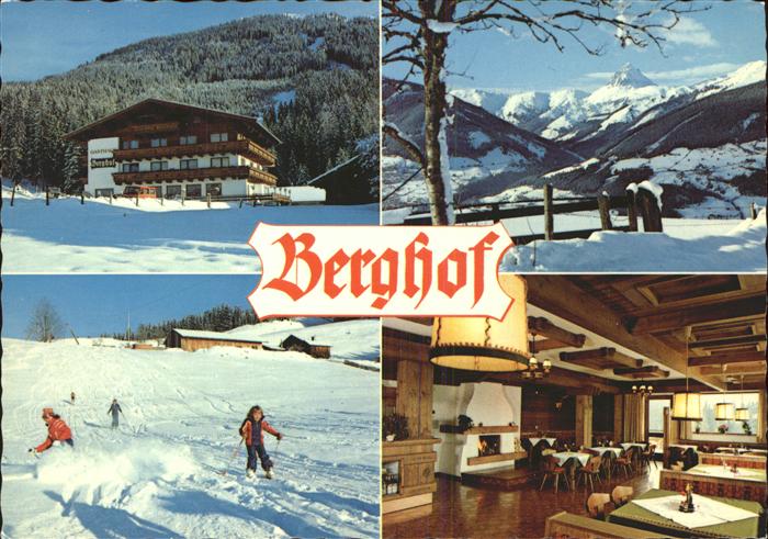 Hollersbach Pinzgau Gasthof Berghof Winterimpressionen Wintersportplatz Skipiste