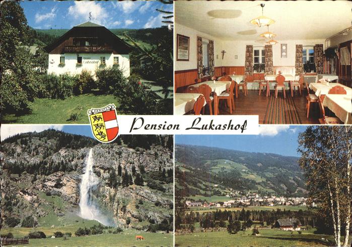 Malta Kaernten Pension Lukashof Wasserfall Wappen Maltatal