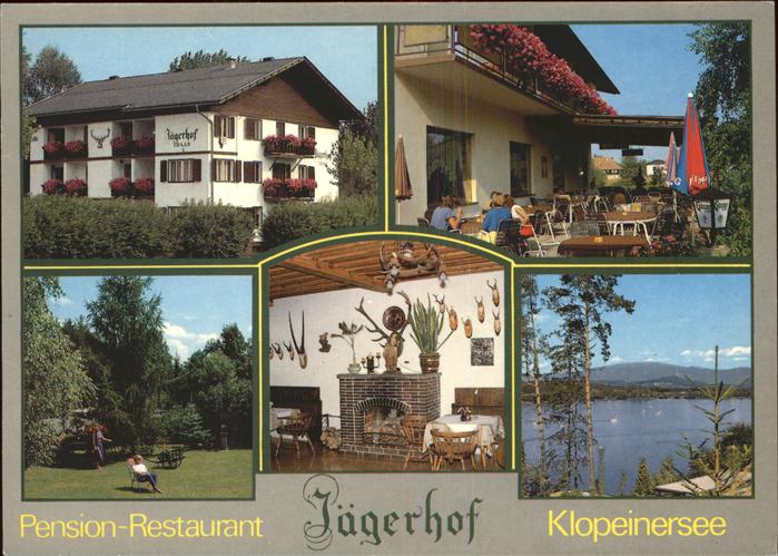 St Kanzian Klopeiner See Pension Restaurant Jaegerhof Jagdtrophaeen