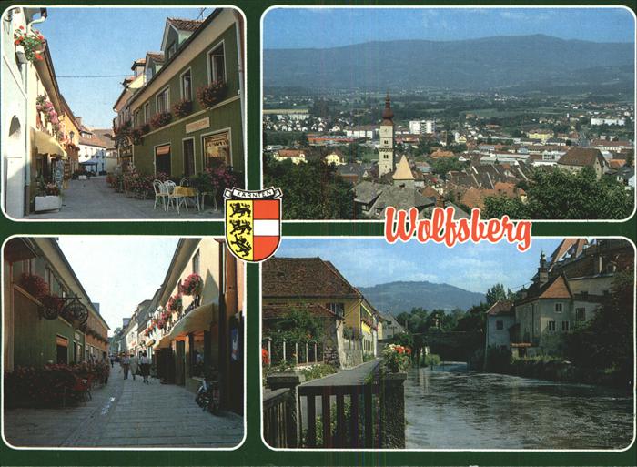 Wolfsberg Kaernten Teilansichten Panorama Wappen