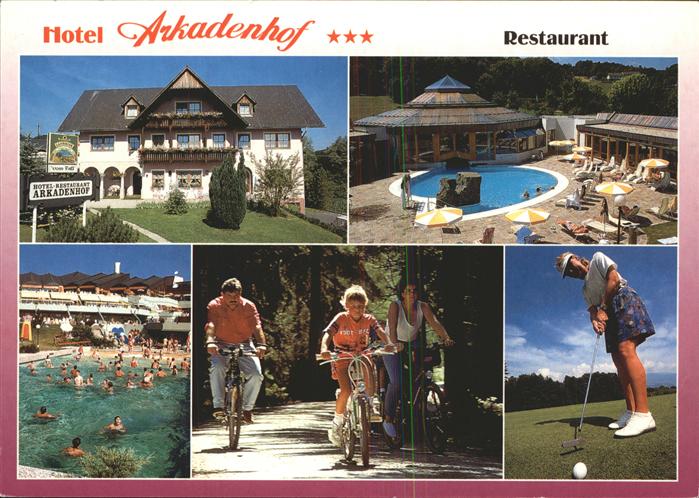 Loipersdorf Fuerstenfeld Hotel Restaurant Arkadenhof Schwimmbad Fahrradtour Golf