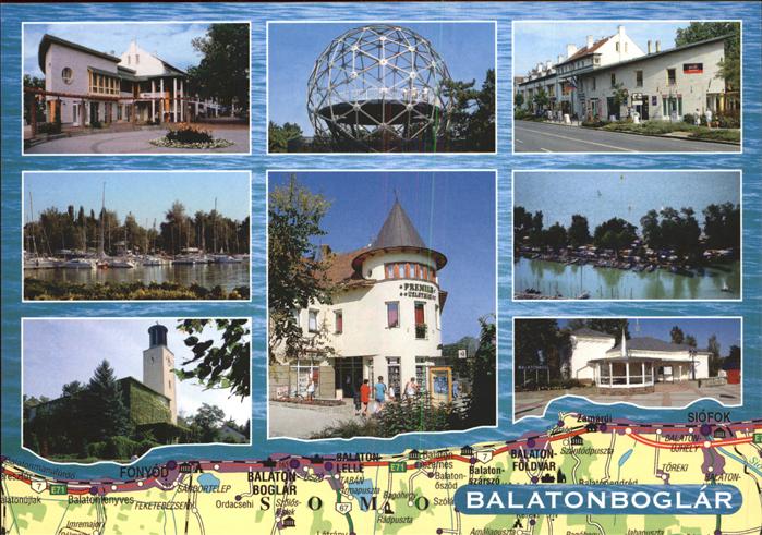 Balatonboglar Teilansichten Plattensee Kirche